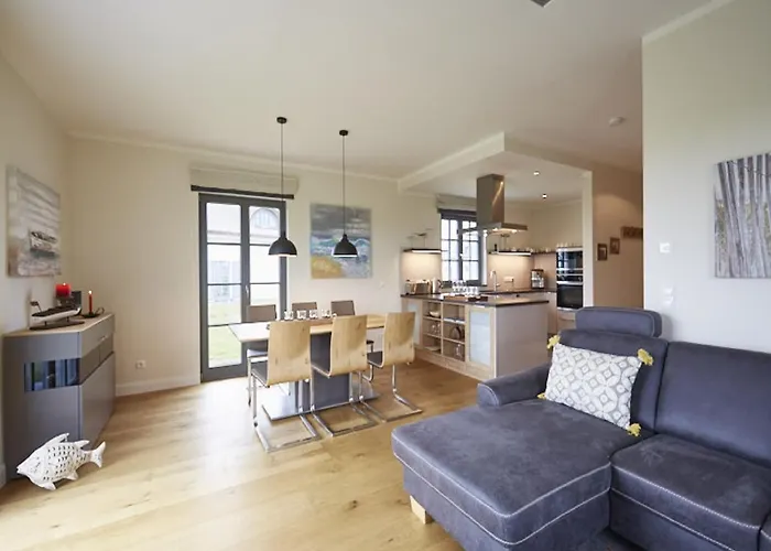 Reetland Am - Premium Reetdachvilla Mit 3 Schlafzimmern, Sauna Und Kamin E19